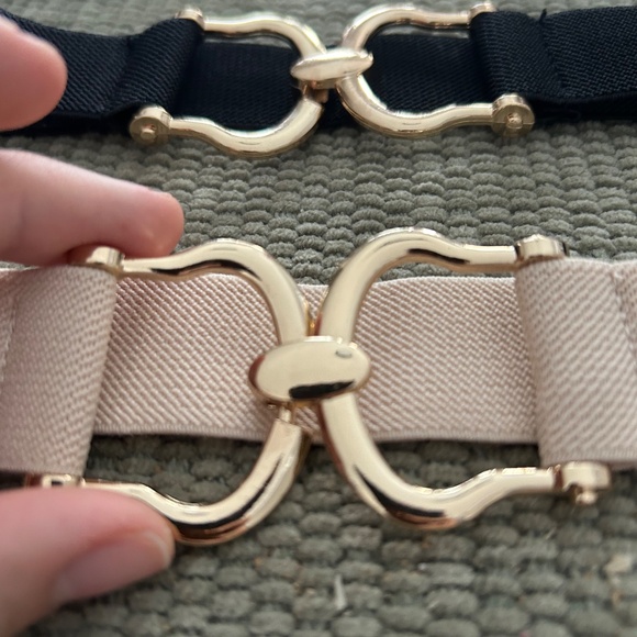 Elastic Waist Belt - Beige - Picture 2 of 3